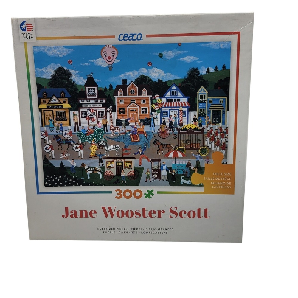 Ceaco Jane Wooster Scott Pandemonium de Cirque 300 Piece Jigsaw Puzzle